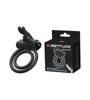 Pretty Love Osmond Titreşimli Penis Halkası Penis Kelepçe Klitoral Vibratör