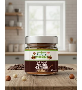 Fındık Kabuğu Türk Kahveli %70 Fındık Ezmesi 200 gr x 2 Paket