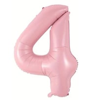 Beysüs Pembe 4 Rakam Folyo Balon 80 cm