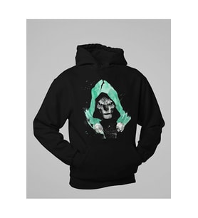 Tasarım Doctor Doomsday Baskılı Unisex Oversize Avengers Hoodie