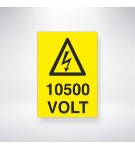 10500 Volt 21x28 Arkası Yapışkanlı Levha