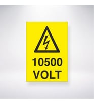 10500 Volt 21x28 Arkası Yapışkanlı Levha