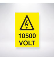 10500 Volt 21x28 Arkası Yapışkanlı Levha