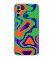 Huawei Honor 20 Lite  Kamera korumalı Kapak Renkli Desen Tasarımlı  Şeffaf Kılıf
