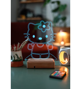 Hello Kitty 16 Renk Kumandalı 3D Gece Lambası