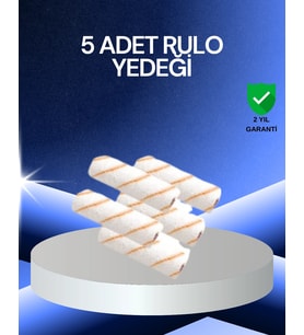 Mey İthalat® 5’li Rulo Boya Seti Küçük Detay Çalışmaları İçin Uygun