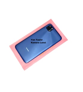 Tkgz Huawei Uyumlu Y5P Kasa Arka Pil Batarya Kapağı MAVİ