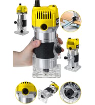 Steiner Alman 3000 Watt 6 Kademe Devir Ayarlı Formika Traşlama Freze Makinesi 6 Mm Pens