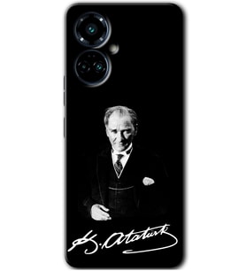 Tecno Camon 19 Pro Kılıf HD Desen Baskılı Kılıf - Atatürk İmza