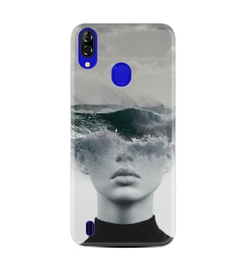 Reeder P13 Blue Plus Kılıf Desenli Silikon Güzel Kılıf Anti Social Social Club 1361