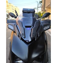 MOTOCAM Yamaha Xmax Ön Cam 2023-2026 Model 36cm Füme Renkli 4mm SPORTİF