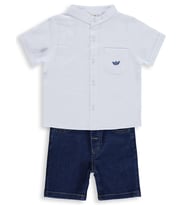 Civil Baby Yelken Nakışlı 6-18 Ay Takım - Beyaz
