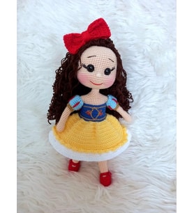 Pamuk Prensesim Amigurumi Organik Oyuncak