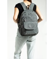 Unisex Okul Çantası Su İtici Hafif Klinkır Kumaş Günlük Sırt Çantası 40*30 Cm Çok Cepli