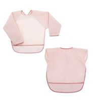 Miniboni Uzun Kol Önlük - Kısa Kol Önlük Seti - Pink