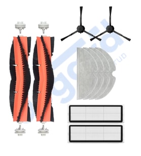Dreame F9 - Z10 Pro Uyumlu 2 Ana Fırça 2 Yan Fırça 2 Filtre 4 Mop PKT-iasgf0001127
