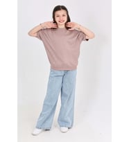 Kız Çocuk 2'li Jean Takım (Pantolon+Bluz) 7-12 Yaş 12666 MODANINO