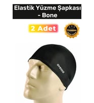 Özel Üretim Su Geçirmez Silikon Yüzücü Havuz Ve Deniz Bonesi Elastik Yüzme Şapkası 2'li Set