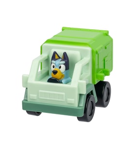 Bluey Figürlü Mini Araçlar - Bluey Çöp Kamyonunda