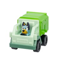 Bluey Figürlü Mini Araçlar - Bluey Çöp Kamyonunda