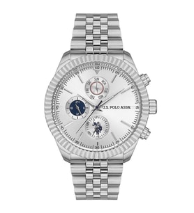 U.S. POLO ASSN. USPA1054-01 ÇELİK ERKEK KOL SAATİ