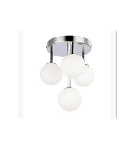 MYLİGHTS LED AVİZE modern spor PLOFONYER TAVAN OPAL AVİZE krom KAPLAMA