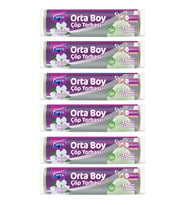 Büzgülü Çöp Torbası Yasemin Kokulu 15'li Orta Boy 55 x 60 cm Altılı Paket