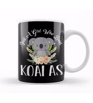 Koala Bear Art Kupa Bardak Porselen