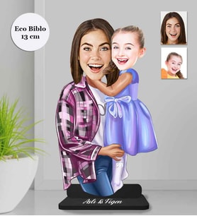 Kişiye Özel Anneler Günü Ahşap Eco Biblo -9