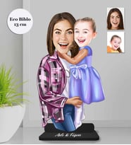 Kişiye Özel Anneler Günü Ahşap Eco Biblo -9