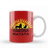 Hakuna Matata 02 Kupa Bardak Porselen