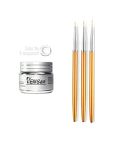 Fontenay Ellisan Protez Tırnak Jeli Builder Gel 56 Gram + Tırnak SüslemeDesen Fırçası Seti No:2191