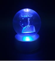 3D Küçük Prens Cam Küre