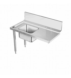 Electrolux Professional Konveyörlü Tip Bulaşık Makineleri İçin Evyeli Ön Yıkama Tezgahı, Soldan>sağa, 1300 Mm BHRPT6B11L