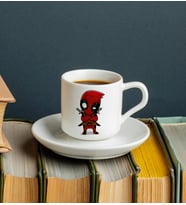 Dead Pool Tasarımlı Türk Kahvesi Fincanı