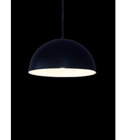 MYLİGHTS  RETRO METAL SARKIT AVİZE SİYAH  İÇİ BEYAZ  40CM