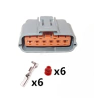 Hava Akışmetre Soketi 6 Pin Kablosuz