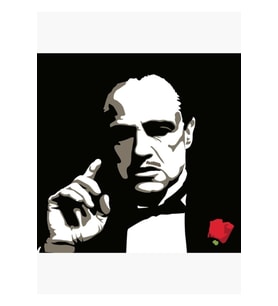 The Godfather Tablo Ahşap Poster Dekoratif