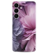 Samsung Galaxy S25 FE Kılıf Boutique Baskılı Resimli Çiçek Mor Pcode -028