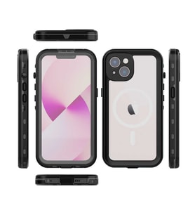Lexroo iPhone 14 Plus Kılıf 1-1 Su Geçirmez Kılıf - Siyah