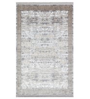 Bespoky Eberndorf Mavi Patchwork Pamuklu El Dokuması Alan Halısı