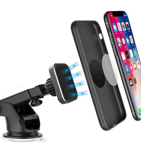 Torima JX-005 Siyah Çok Amaçlı Magnetic Car Holder Araç İçi Telefon Tutucu