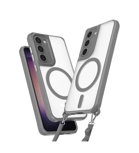 Durukar® Samsung Galaxy S23 Kılıf Enka Magsafe Silikon Kılıf - Titan Gri