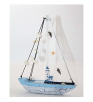 Livava Ahşap Dekoratif Yelken, 27x20