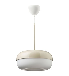 Sarkıt Lamba Salon Lambası Bej Renk MeridyenDukkan 37 cm Oval Modern Lamba Sarkıt