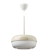 Sarkıt Lamba Salon Lambası Bej Renk MeridyenDukkan 37 cm Oval Modern Lamba Sarkıt