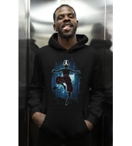 Tasarım Avatar Baskılı Unisex Oversize Anime Karakter Hoodie