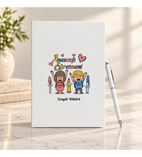Anasınıfı Öğretmenine İsme Özel Defter ve Kalem Seti