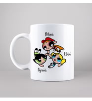 Power Puff Girls Tasarımlı Kupa Kişiye Özel