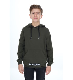 Toontoy Erkek Çocuk Baskılı Sweatshirt (Haki)